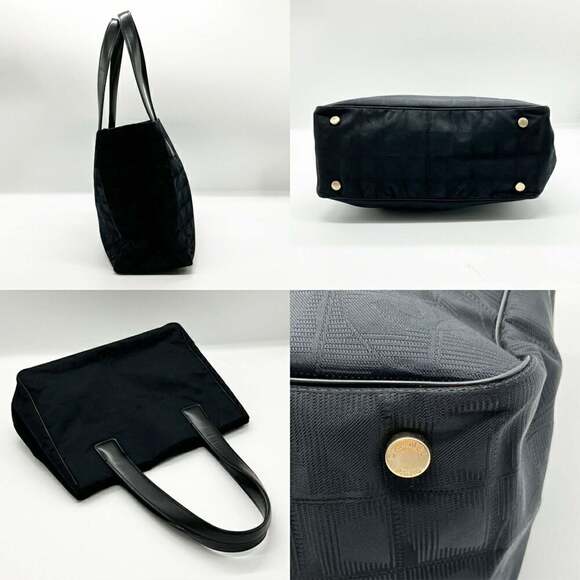 CHANEL Black Canvas Shoulder Bag - Picture 2 of 5